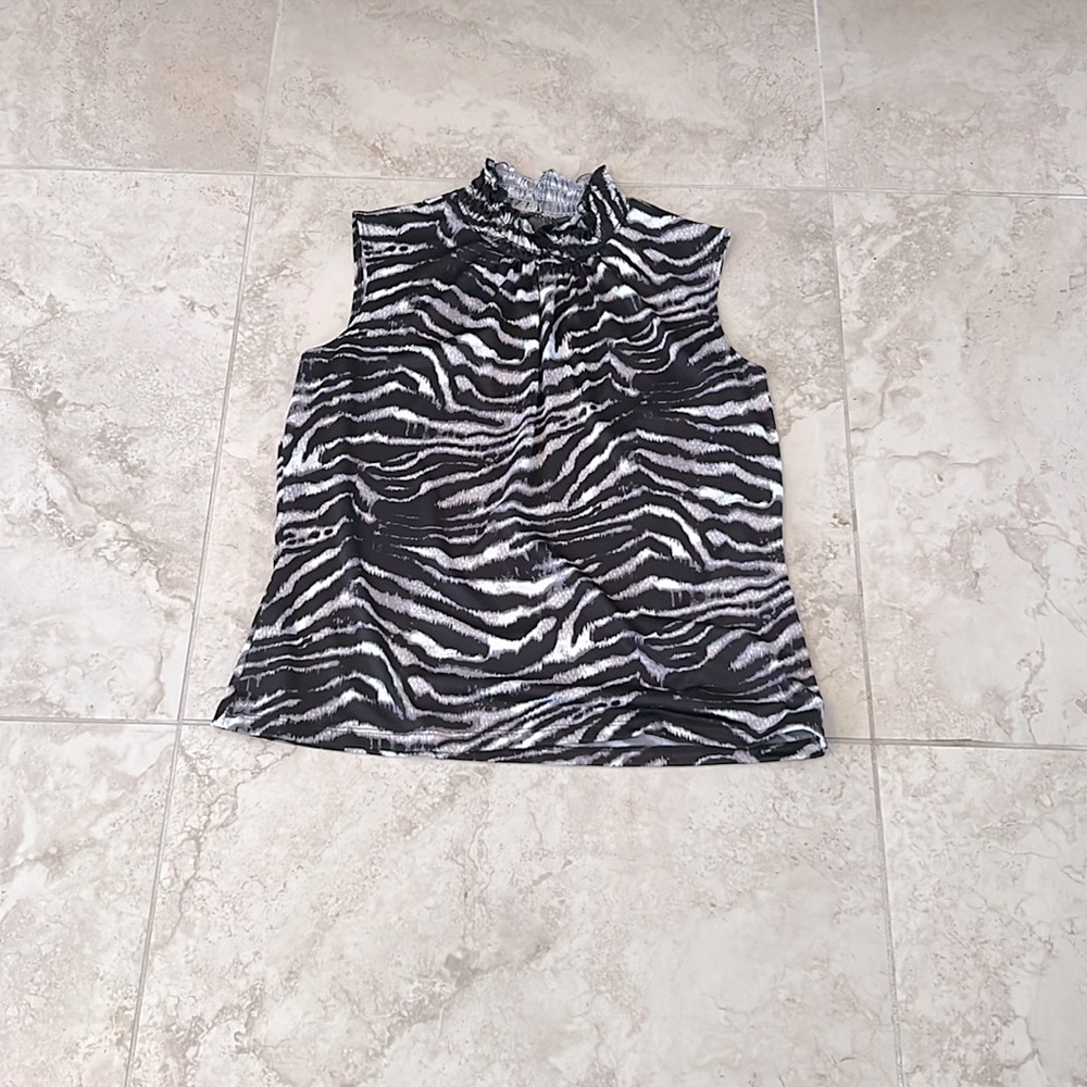 Free- Sere Nade zebra print blouse tank top